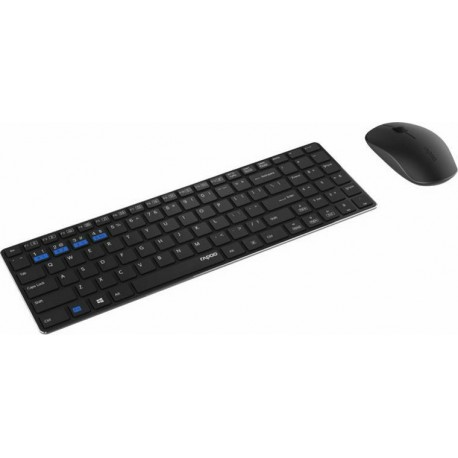 Rapoo 9300M Ασύρματο Bluetooth Σετ Πληκτρολόγιο & Ποντίκι Ελληνικό
