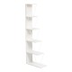 225-000042 Βιβλιοθήκη mini Tars pakoworld λευκό 130x22x146εκ