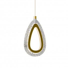 HU-HJ2178 Φωτιστικό Κρεμαστό Led 12W 4000K Χρυσό 13x4x120cm