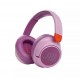 JBL JR460NC Ασύρματα/Ενσύρματα Over Ear Παιδικά Ακουστικά με 20 ώρες Λειτουργίας Ροζ