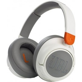 JBL JR460NC Ασύρματα/Ενσύρματα Over Ear Παιδικά Ακουστικά με 20 ώρες Λειτουργίας Λευκά