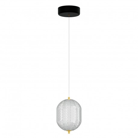 HU-HJ6059-B Φωτιστικό Κρεμαστό Led 18W 4000K Χρυσό 20x15x120cm