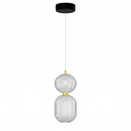 HU-HJ6059-D Φωτιστικό Κρεμαστό Led 30W 4000K Χρυσό 39x15x120cm