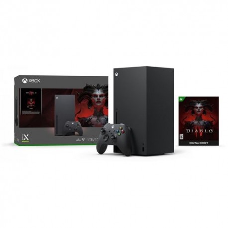 Microsoft Xbox Series X (1TB) Black - Diablo IV Official Bundle (RRT-00037)