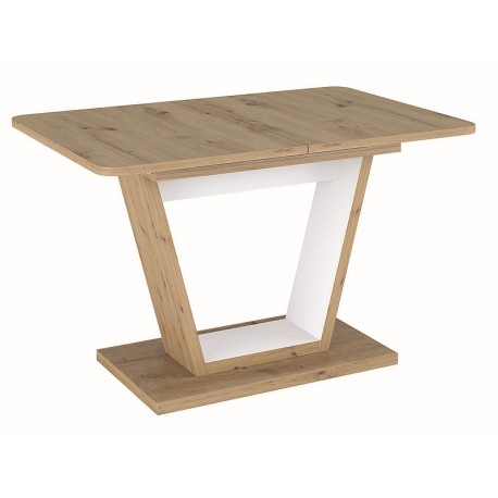 80-2000 TABLE NIGEL OAK ARTISAN / WHITE MAT 120(160)X80 (D) DIOMMI NIGELDABM120D