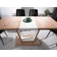 80-2000 TABLE NIGEL OAK ARTISAN / WHITE MAT 120(160)X80 (D) DIOMMI NIGELDABM120D