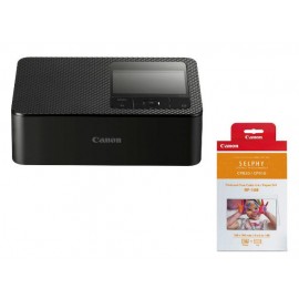 Canon Selphy CP1500 Θερμικός Εκτυπωτής για Φωτογραφίες με WiFi Black + RP-108 Φωτογραφικό Χαρτί
