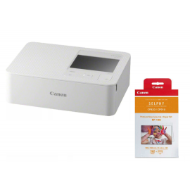 Canon Selphy CP1500 Θερμικός Εκτυπωτής για Φωτογραφίες με WiFi White  + RP-108 Φωτογραφικό Χαρτί