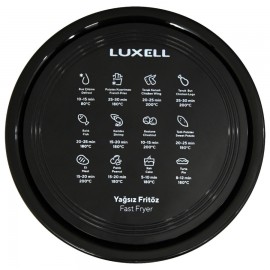 ΦΡΙΤΕΖΑ ΑΕΡΟΣ LUXELL LX-FC5638 ΜΑΥΡΟ-ΡΟΖ 5.5LT