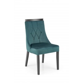 60-28127 ROYAL chair, black / dark green Monolith 37