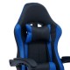 275-000014 Καρέκλα γραφείου gaming William pakoworld PU μαύρο-μπλε