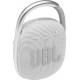 JBL Clip 4 Αδιάβροχο Ηχείο Bluetooth 5W με Διάρκεια Μπαταρίας έως 10 ώρες Λευκό
