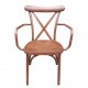 14840075 Καρέκλα Κήπου THOMSONS Μπαμπού Αλουμίνιο 52x52x87cm Καφέ