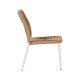 14840019 Καρέκλα Κήπου TINKISSO Λευκό/Φυσικό Αλουμίνιο/Rattan 45x63x82cm Φυσικό/Λευκό