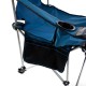 14660030 Καρέκλα Ξαπλώστρα Παραλίας HOLBOX Μπλε Μέταλλο/Ύφασμα 164x76x86cm Μπλε