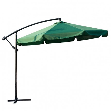 14660005 Ομπρέλα Κήπου Κυπαρισσί Μέταλλο/180D Polyester 3x3m Κυπαρισσί