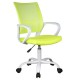 14230043 Καρέκλα Γραφείου RALOU Πράσινο Mesh 53x59x88-98cm Πράσινο
