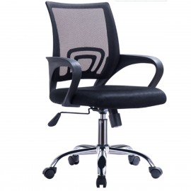 14240013 Καρέκλα Γραφείου ArteLibre ΑΛΚΥΟΝΗ Μαύρο 57x57x86-96cm Μαύρο