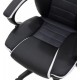 14240016 Καρέκλα Γραφείου Gaming ΚΛΕΟΝΙΚΗ Μαύρο/Λευκό 65x72x118-126cm Μαύρο