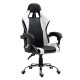 14730008 Καρέκλα Γραφείου Gaming BRAY Λευκό/Μαύρο PVC 67x50x120-127cm Μαύρο/Λευκό