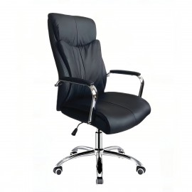 14750016 Καρέκλα Γραφείου ELGIN Μαύρο PU 79x62.5x117-125cm Μαύρο