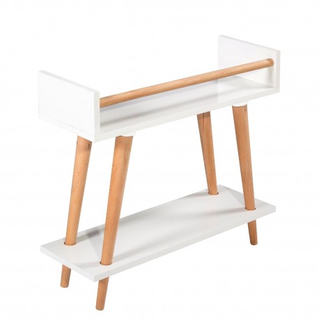 14880015 Ραφιέρα Φυτών RENZO Λευκό Μελαμίνη/Μοριοσανίδα 68x24x65cm Λευκό