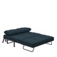 14210220 Καναπές Κρεβάτι Διθέσιος GAEL Μπλε/Μαύρο 150x91x90cm Μαύρο/Μπλε