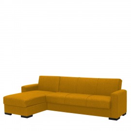 14210238 Καναπές Κρεβάτι Γωνιακός ArteLibre JOSE Μουσταρδί 270x150x86cm Κίτρινο/Μουσταρδί