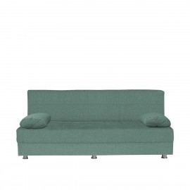 14210244 Καναπές Κρεβάτι Τριθέσιος ArteLibre LAURA Μέντα 190x84x86cm Πράσινο/Μέντα