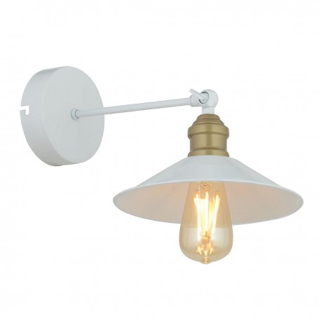 14780121 Φωτιστικό Τοίχου YEK Λευκό Μέταλλο 20x21cm