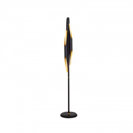 14830011 Φωτιστικό Δαπέδου ArteLibre RANKY Πολύφωτο Μαύρο Μέταλλο/Αλουμίνιο 20x175cm