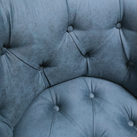 ΠΟΛΥΘΡΟΝΑ ΚΛΑΣΙΚΗ 76x59x62 ΜΠΛΕ ΥΦΑΣΜΑ