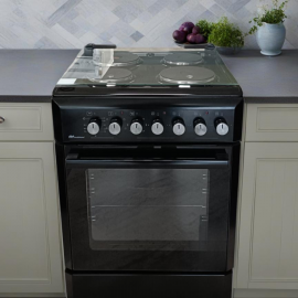 ΚΟΥΖΙΝΑ ΗΛΕΚΤΡΙΚΗ MULTIHOME MH-6149 BLACK 60CM