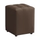 40-0123 CUBE BROWN PU ΣΚΑΜΠΟ 35X35X42εκ.