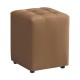 40-0124 CUBE CAPPUCCINO PU ΣΚΑΜΠΟ 35X35X42εκ.