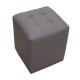 40-0122 CUBE GREY PU ΣΚΑΜΠΟ 35X35X42εκ.