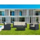 53-0819 MONACO DARK GREY 3ΘΕΣ.ΚΑΝΑΠΕΣ ΜΕ ΜΑΞ. ΠΟΛ/ΝΙΟΥ