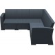 53-0155 MONACO DARK GREY ΓΩΝΙΑ 207Χ207Χ79εκ. ΠΟΛ/ΝΙΟΥ