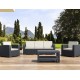 53-0810 MONACO DARK GREY ΣΕΤ 3ΘΕΣ.ΚΑΝΑΠΕ ΜΕ ΜΑΞ. ΠΟΛ/ΝΙΟΥ