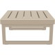 20-0435 MYKONOS ΤΡΑΠΕΖΙ TAUPE 65X65X33εκ. ΠΟΛ/ΝΙΟΥ