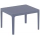 20-0255 SKY DARK GREY 50Χ60Χ40εκ. ΤΡΑΠΕΖΙ ΠΟΛ/ΝΙΟΥ