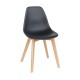 20-9905 Σετ Τραπεζαρίας Loft Plus Black Randy 5τμχ 120Χ80X72εκ.