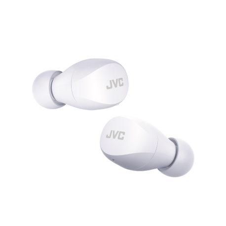 19-HAA6TWU JVC ΑΚΟΥΣΤΙΚΑ ΛΕΥΚΟ GUMY TRUE WIRELESS BT EARBUDS HAA6TWU