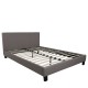 Ε8054,3 WILTON Κρεβάτι Διπλό για στρώμα 160x200cm, PU Απόχρωση Cappuccino