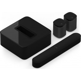 Sonos Σετ Ηχείων Home Cinema 5.1 Surround Set Black Beam & Sub (Gen3) & 2x One SL