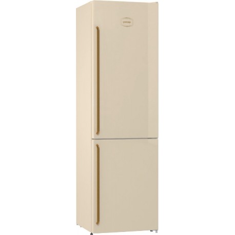 Gorenje NRK6202CLI Ψυγειοκαταψύκτης 331lt NoFrost Υ200xΠ60xΒ59.2εκ. Μπεζ