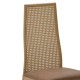 115-003199 Καρέκλα Lasmipe Inart καφέ pu-rattan 40x49x96εκ