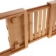 199-000551 Πλατό μπανιέρας Platon pakoworld φυσικό bamboo 70x15x4,5εκ