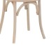 263-000018 Καρέκλα Azhel pakoworld white wash ξύλο οξιάς-έδρα φυσικό rattan 41x50x89εκ