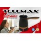 Telemax Ηλεκτρικό Μπρίκι 1000W με Χωρητικότητα 250ml Μαύρο (31-0020)